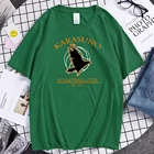 Футболка Haikyuu Karasuno Fly с японским аниме, мужские рубашки с высокой графикой и коротким рукавом, Корейская Ретро Мужская футболка, свободная уличная одежда