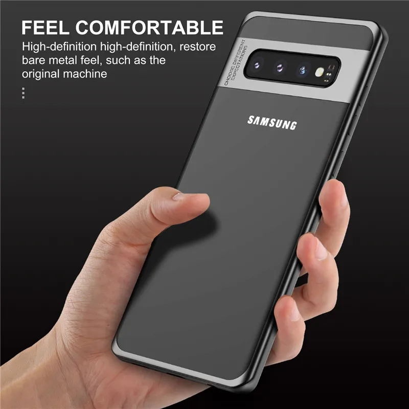 USLION гальванический прозрачный силиконовый чехол для samsung Galaxy S10 S10E S9 S8 Plus S7 Edge Note 9 8