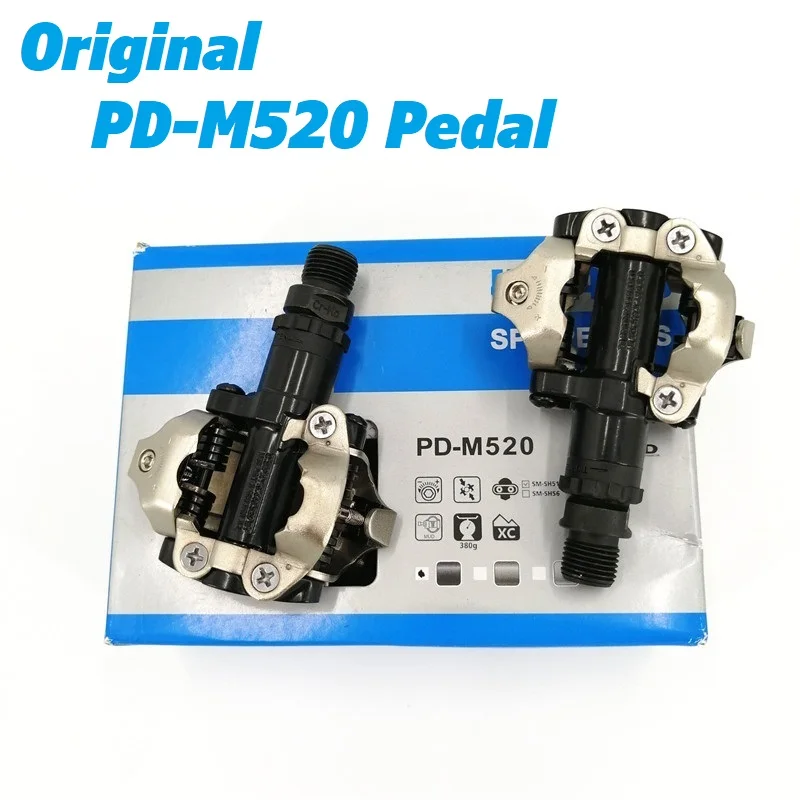Педали SPD M520 самоблокирующиеся педали с набором шипов SM-SH51 подшипник PD-M520