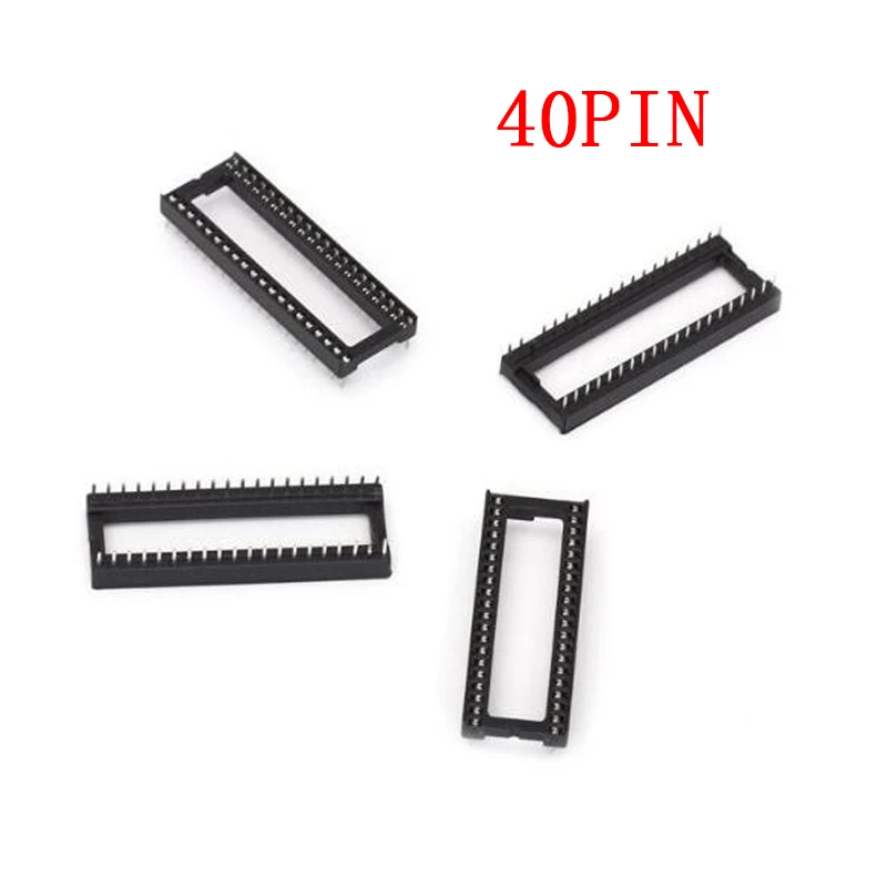 10 шт./лот 40pin DIP IC розетки адаптер паяльный Тип 40 pin|Интегральные схемы| |