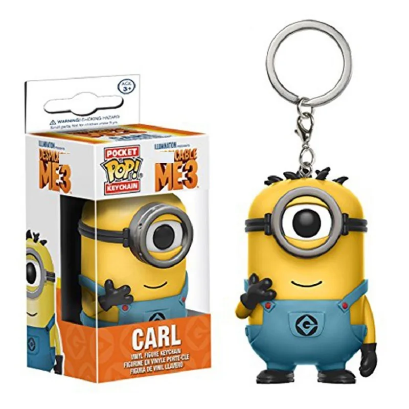 carl Funko Pop HP7 Харри Хедвиг Фокс брелок игрушки дисней Олаф Анна Эльза фигурка принцессы брелок Подвески Игрушки Южная парк Кенни - Цвет: carl