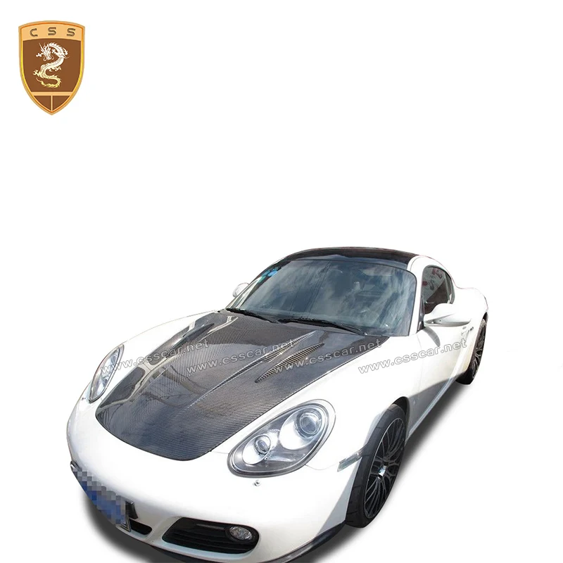 987 М стиль Настоящее углеродное волокно передний двигатель вытяжки авто крышка