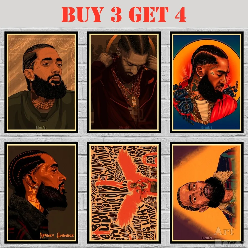 42 дизайна Rapper Nipsey оформление одежды Альтернативная абстрактная художественная