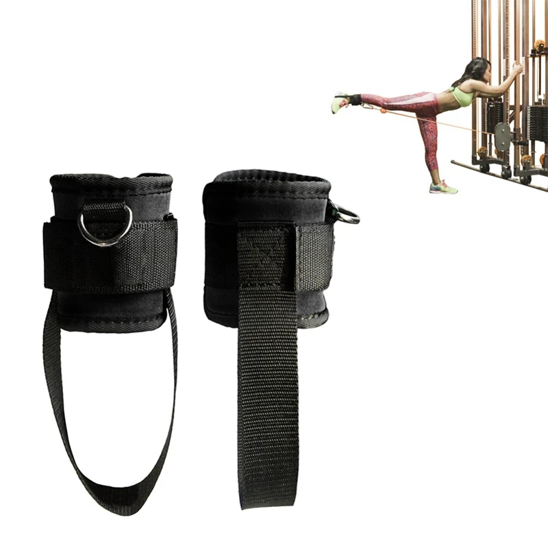 1 пара фитнес-упражнений эспандер ремешок на лодыжке манжета для тренировки ног
