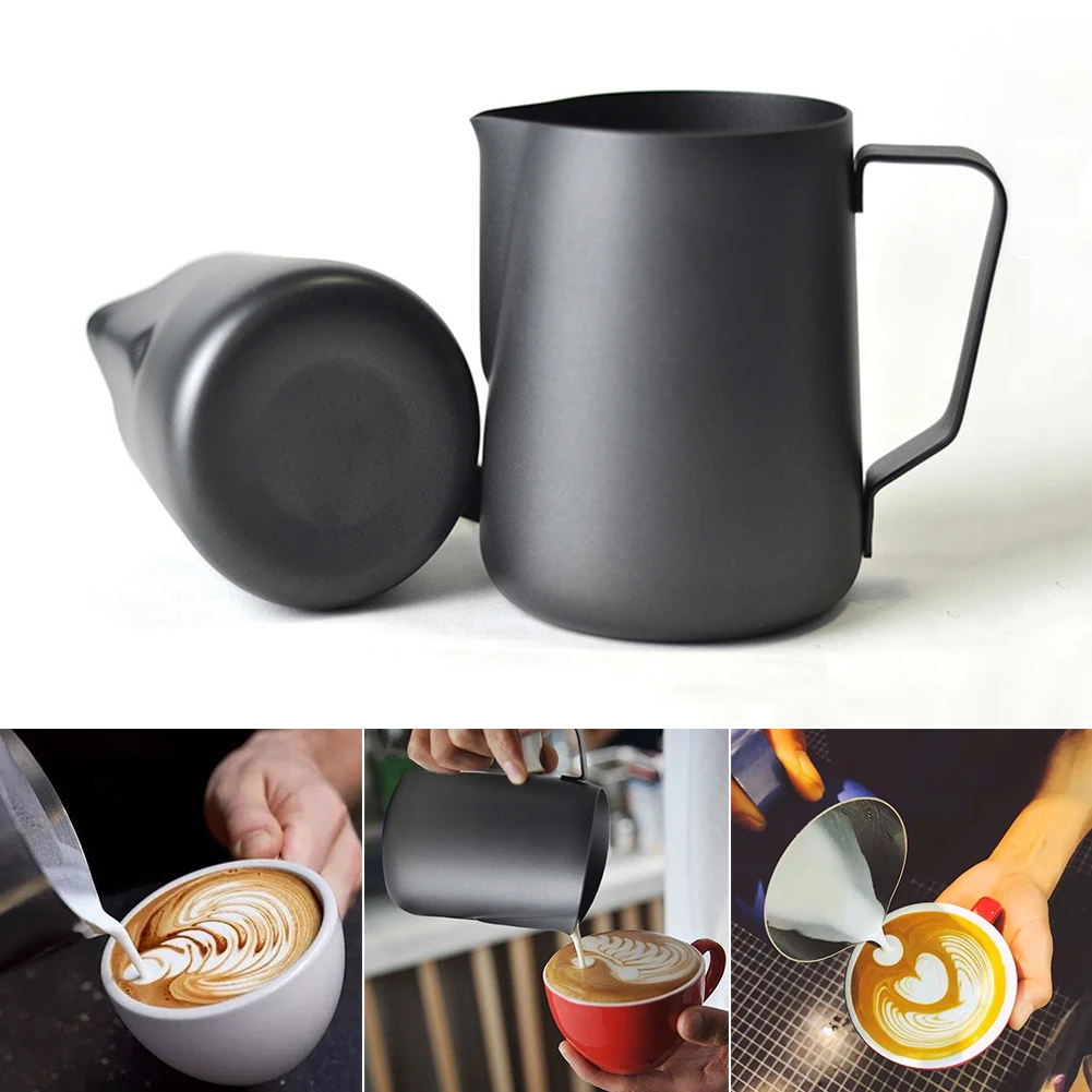 

Non-stick Coating Stainless Steel Milk Frothing Pitcher Espresso Coffee Barista Craft Latte Cappuccino Cream Froth Jug Maker