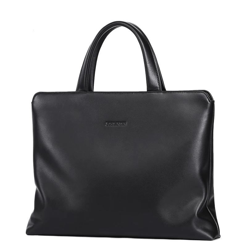 Сумка-тоут мужская из натуральной воловьей кожи для ноутбука 13 дюймов |