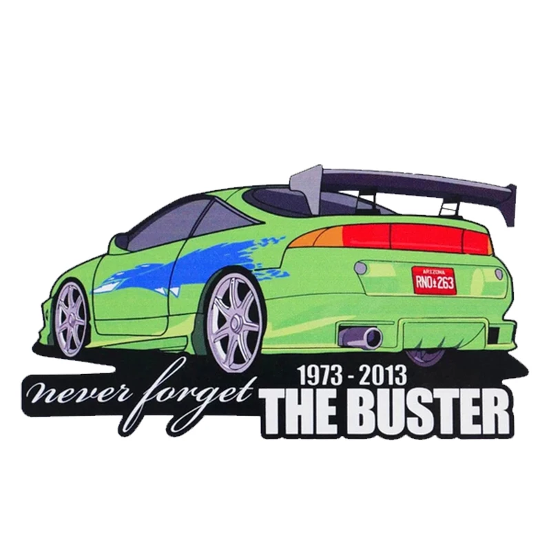 

Personality Never Forget The Buster Eclipse Vinyl Sticker Funny Window Bumper Decoration PVC Decal