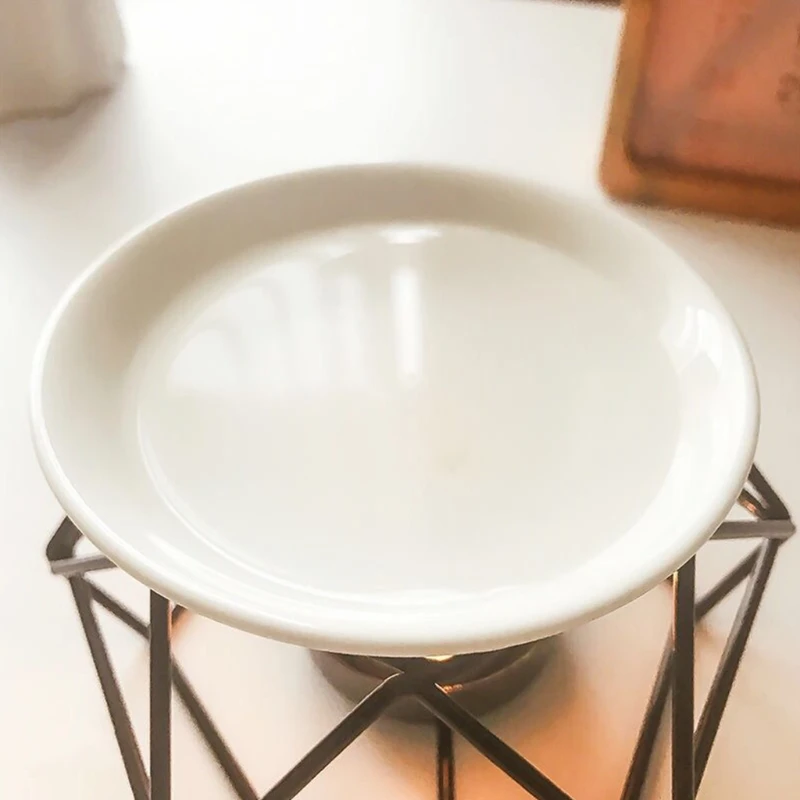 N80B ароматические масла горелки геометрический Керамика свеча с эфирным маслом