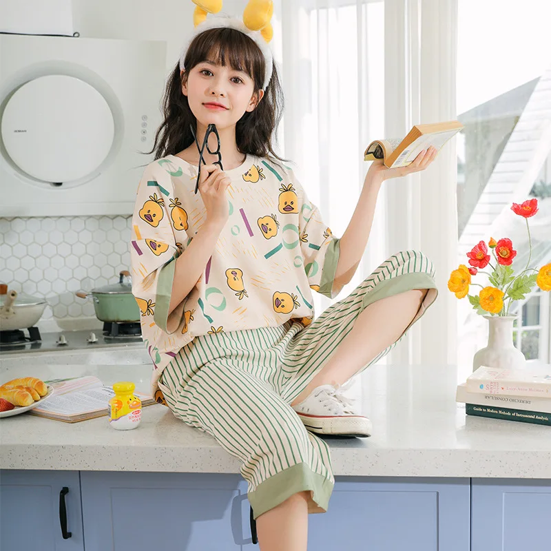 SLPBELY Женский Летний милый мультяшный Повседневный клетчатый брючный костюм с