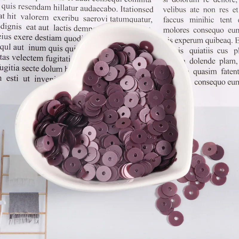 10 г/упак. 4 мм/5 мм/6 мм плоские матовые круглые свободные аксессуары для рукоделия