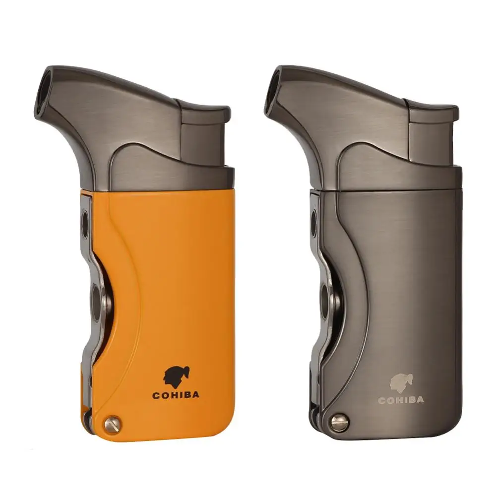 COHIBA Бутановая газовая зажигалка для сигар 1 струйная Зажигалка сигарет