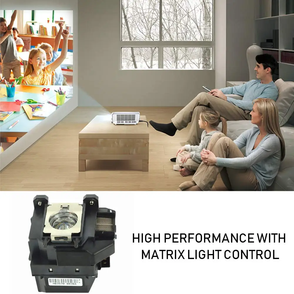 Replacement lamp for ELPLP67 V13H010L67 Projector Lamp epson EB-S02 EB-W02 EB-W12 EB-X14 EB-W16 eb-s11 H432B With Housing | Электроника