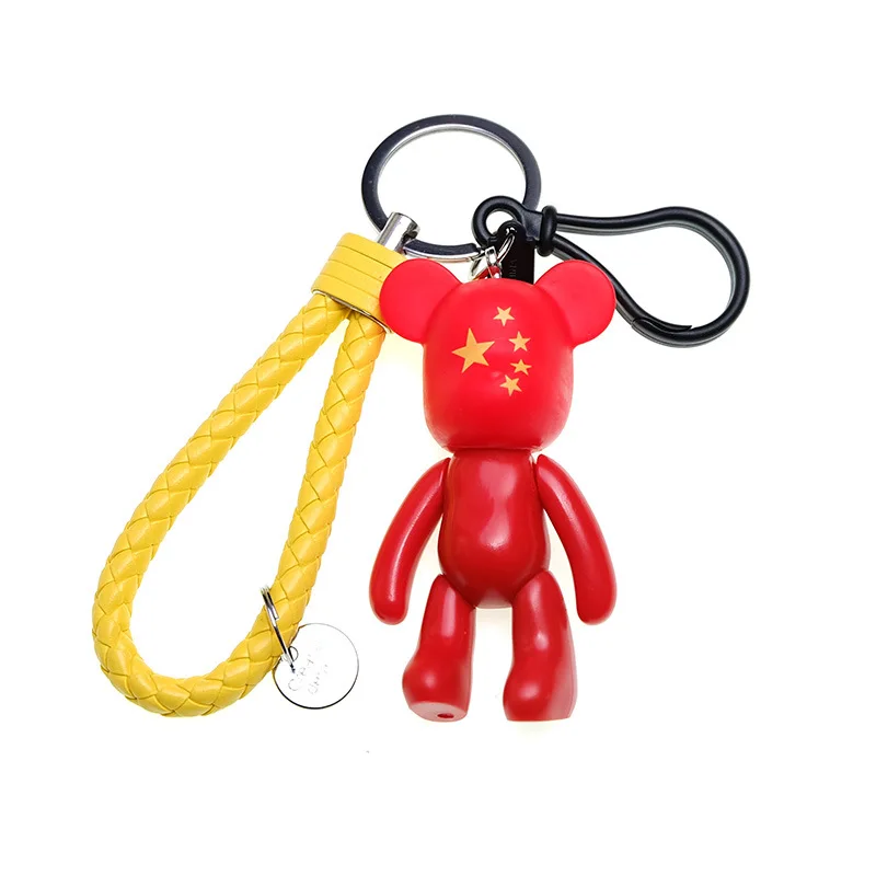 Брелок для ключей Bomgom мультяшный мишка милый автомобильный держатель сумка с