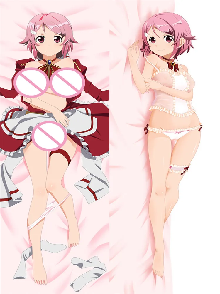 Аниме меч искусство онлайн САО сексуальная девушка Yui & Shinozaki Rika Otaku Dakimakura