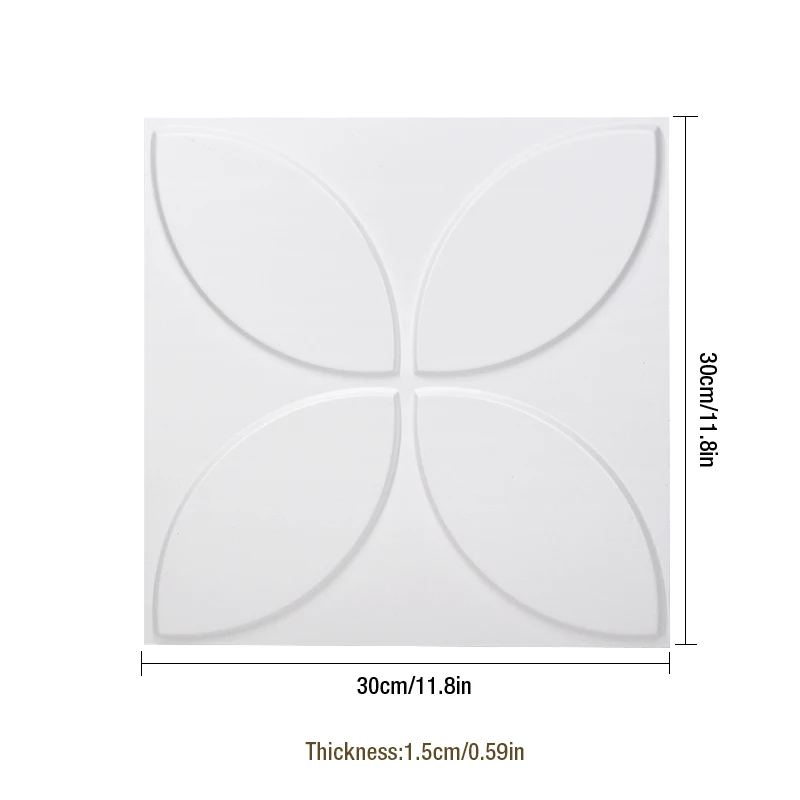 3D Трехмерная настенная наклейка 30x30 см Декоративные Настенные обои для гостиной