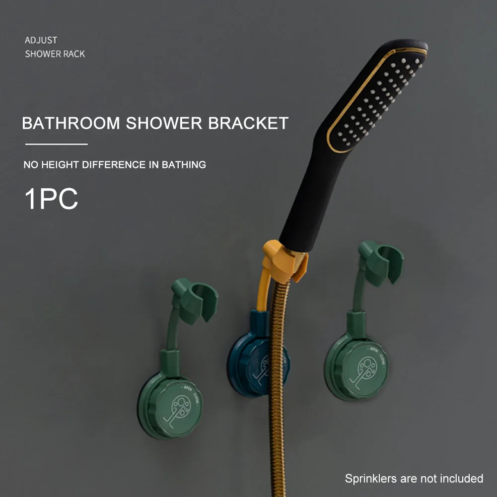 

Waterproof Hotel Punch Free Self Adhesive Non Slip Home Bathroom Seamless Adjustable Shower Head Holder Toilet Easy Install