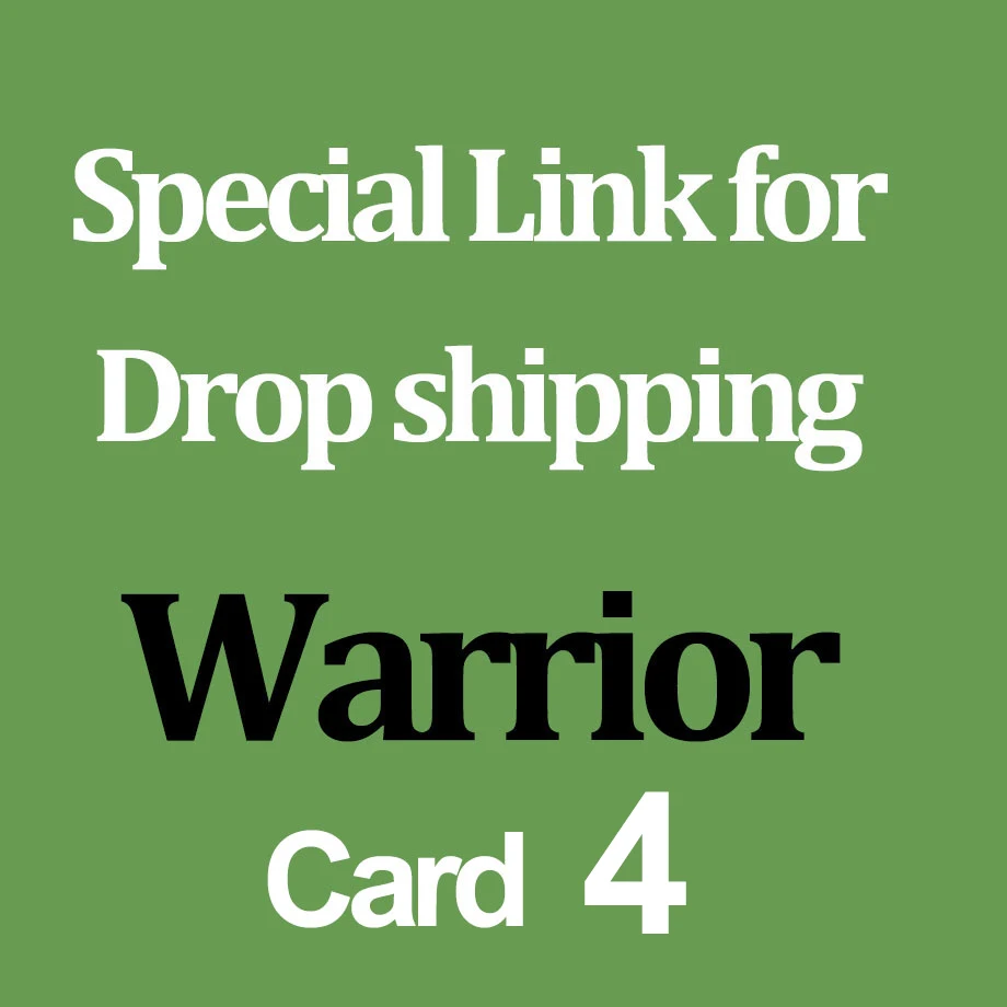 CSJA Special Links for Drop Shipping Customer to pay your order / Extra Cost / Freight  -  Warrior  A013