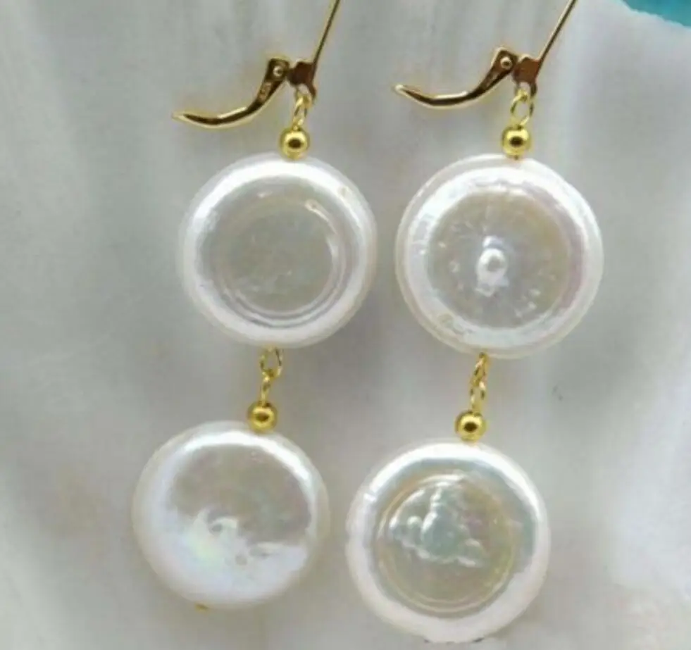 Ювелирные изделия бесплатная доставка серьги в стиле барокко 11-12 мм AAA ++