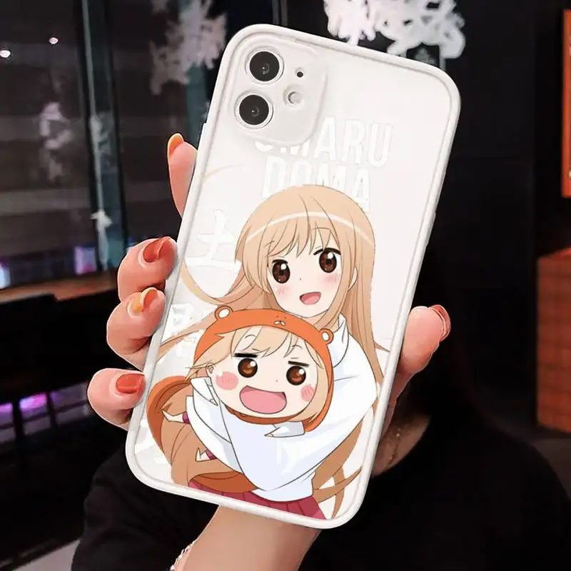 

cute Umaru chan Anime Doma Umaru Phone Case Matte Transparent for iPhone 7 8 11 12 s mini pro X XS XR MAX Plus cover funda