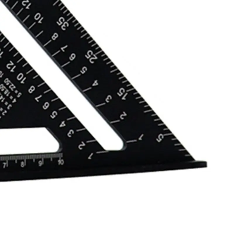 

7inch Triangle Ruler Aluminum Alloy Angle Protractor Speed Metric /Imperial