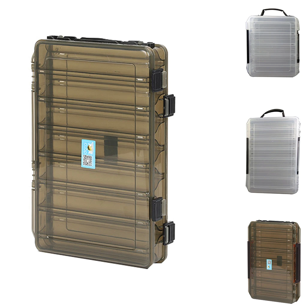 Ящик для хранения приманки портативный Двухслойный дизайн рыболовные снасти