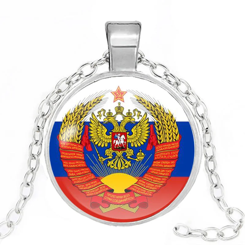 Классические советские значки ожерелье с серпом подвеской-топором мужские и