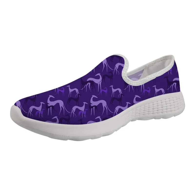 По индивидуальному заказу женская обувь для хождения в Борзая Собака печати с