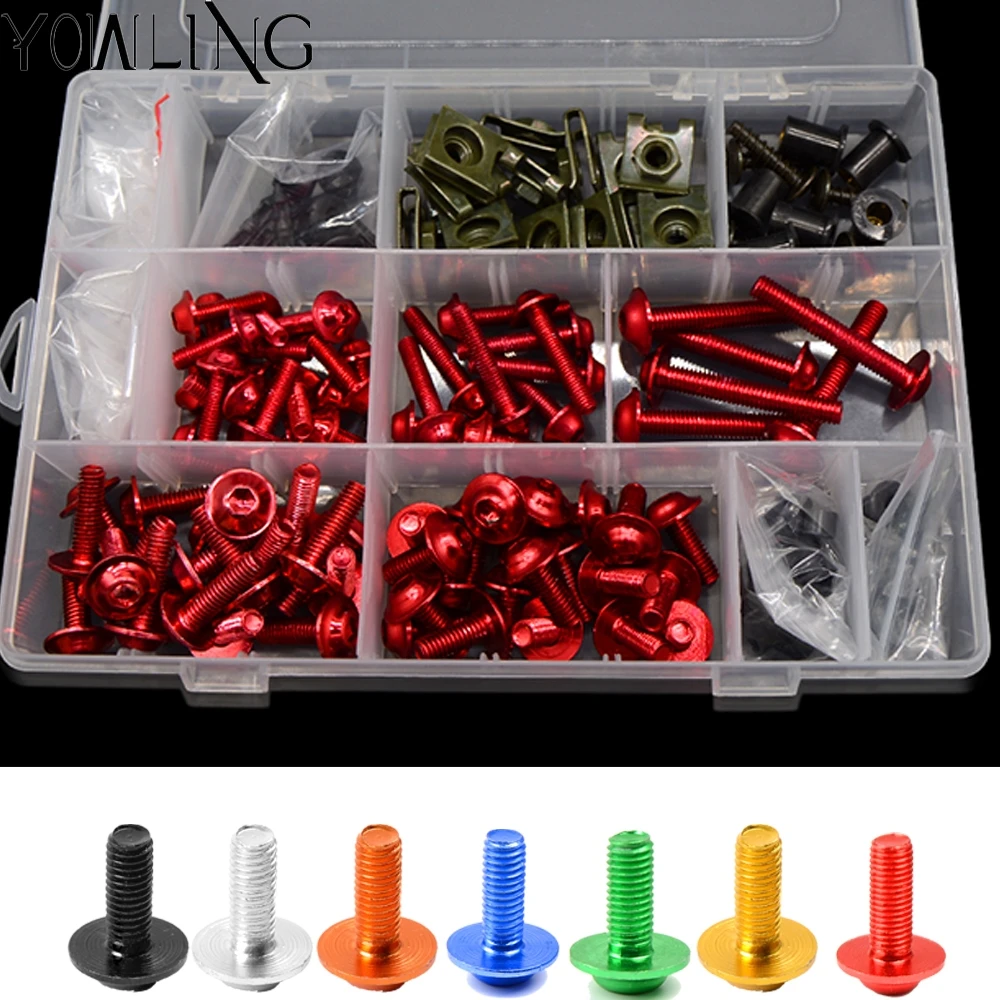 

Motorcycle Full Fairing Body Bolt Screw Spire Speed Fastener Clip For HONDA CBR1100XX CBR 1100 XX 2002 2003 2004 2005 2006 2007