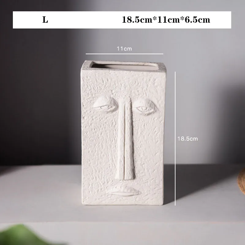 

Nordic Creative Simple Ceramic Vase Abstract Art Surface Vase Living Room Bedroom Home Decoration Decoration Gift