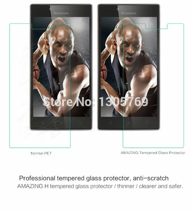 9H Защитная пленка для телефона из закаленного стекла 2.5D Lenovo A7000 A2010 A2020 A1000 S820 K3 K5 K8