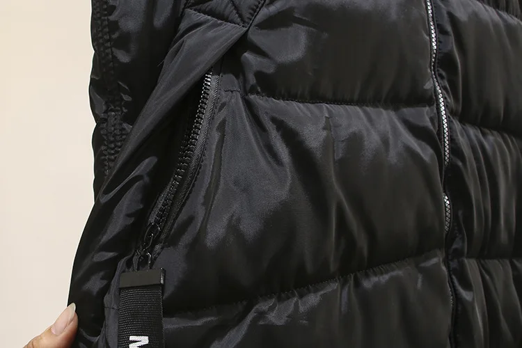 Повседневные длинные жилеты размера плюс зимняя одежда 2019 Модные свободные