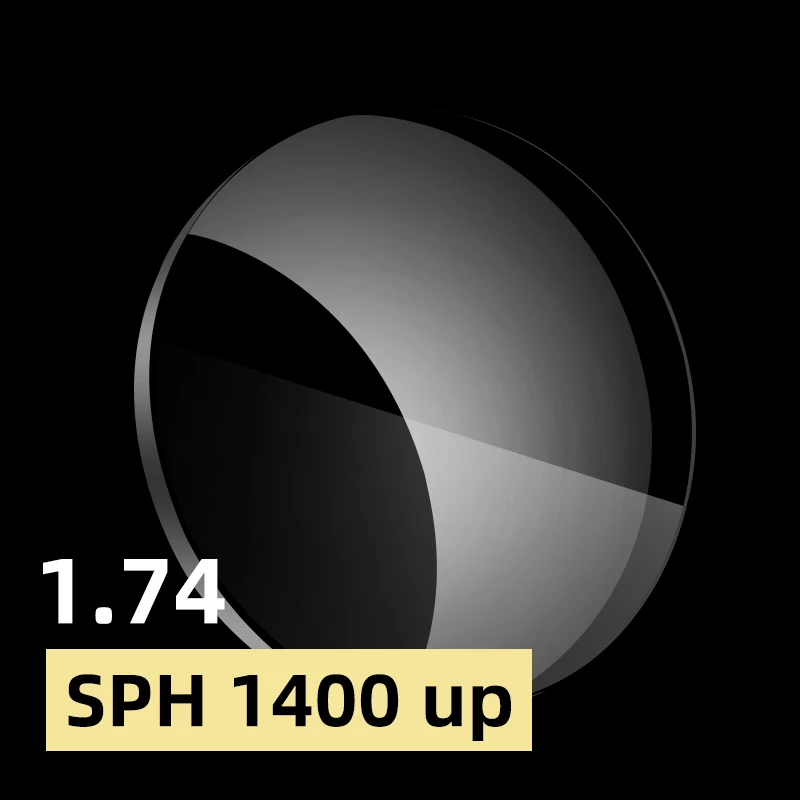 SPH 1400 up Корея 1,74 индекс ультра тонкий CR-39 асферический рецепт близорукость или гиперопия или Пресбиопия 2 шт. линзы - Цвет линз: SPH 1400 up
