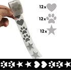 Виниловая светоотражающая лента для одежды, 25 мм х 1 м