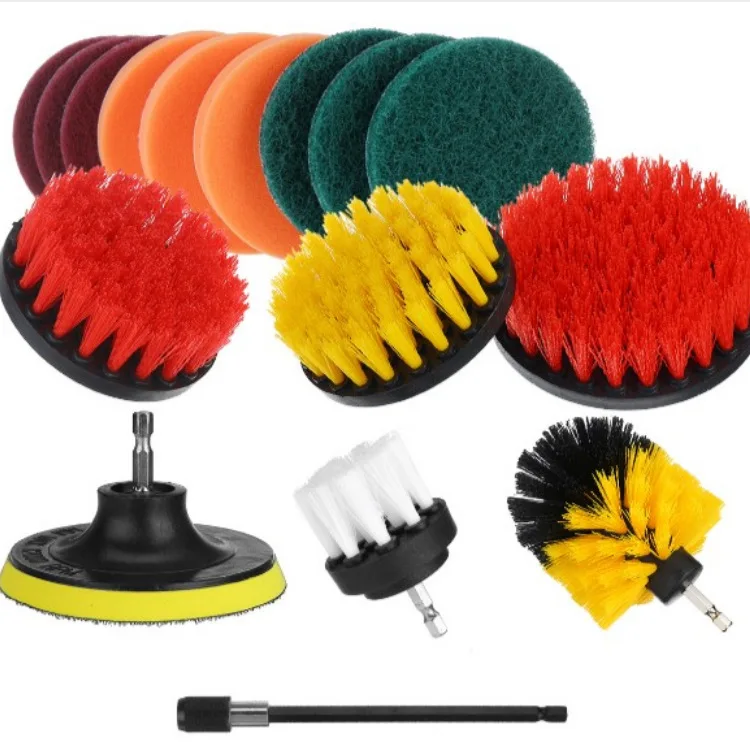 

Electric brush set 16 piece electric drill electric cleaning brush floor cleaning brush combination set