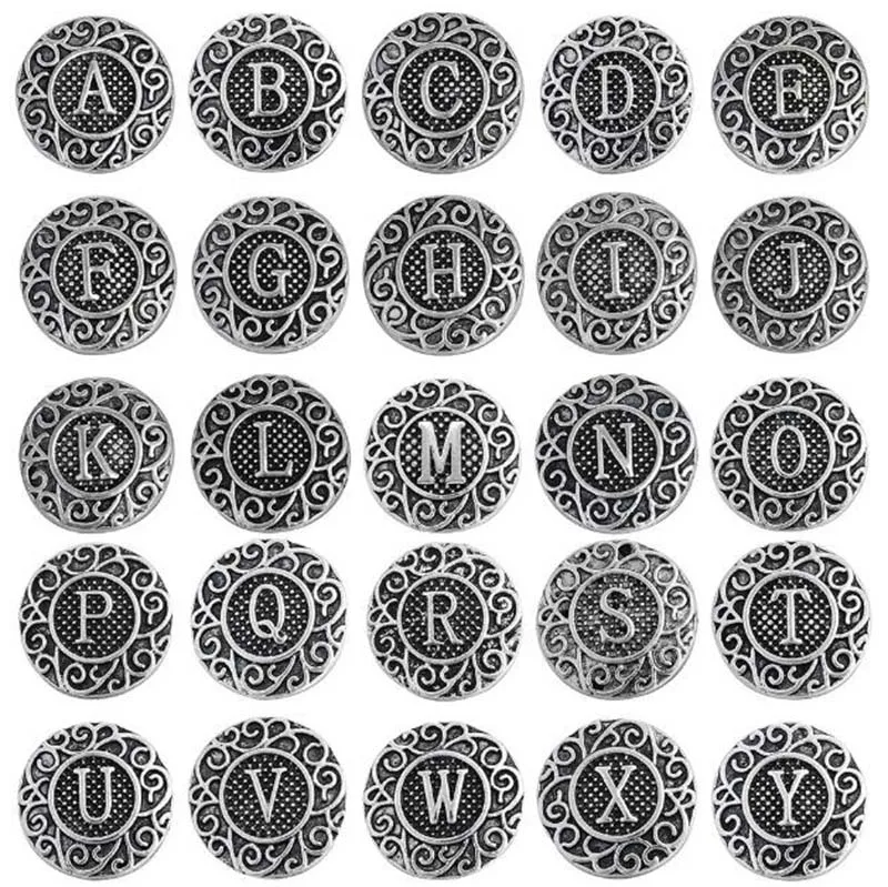 2 шт./лот оригинальная бижутерия с греческими буквами алфавита 18 мм металлическая