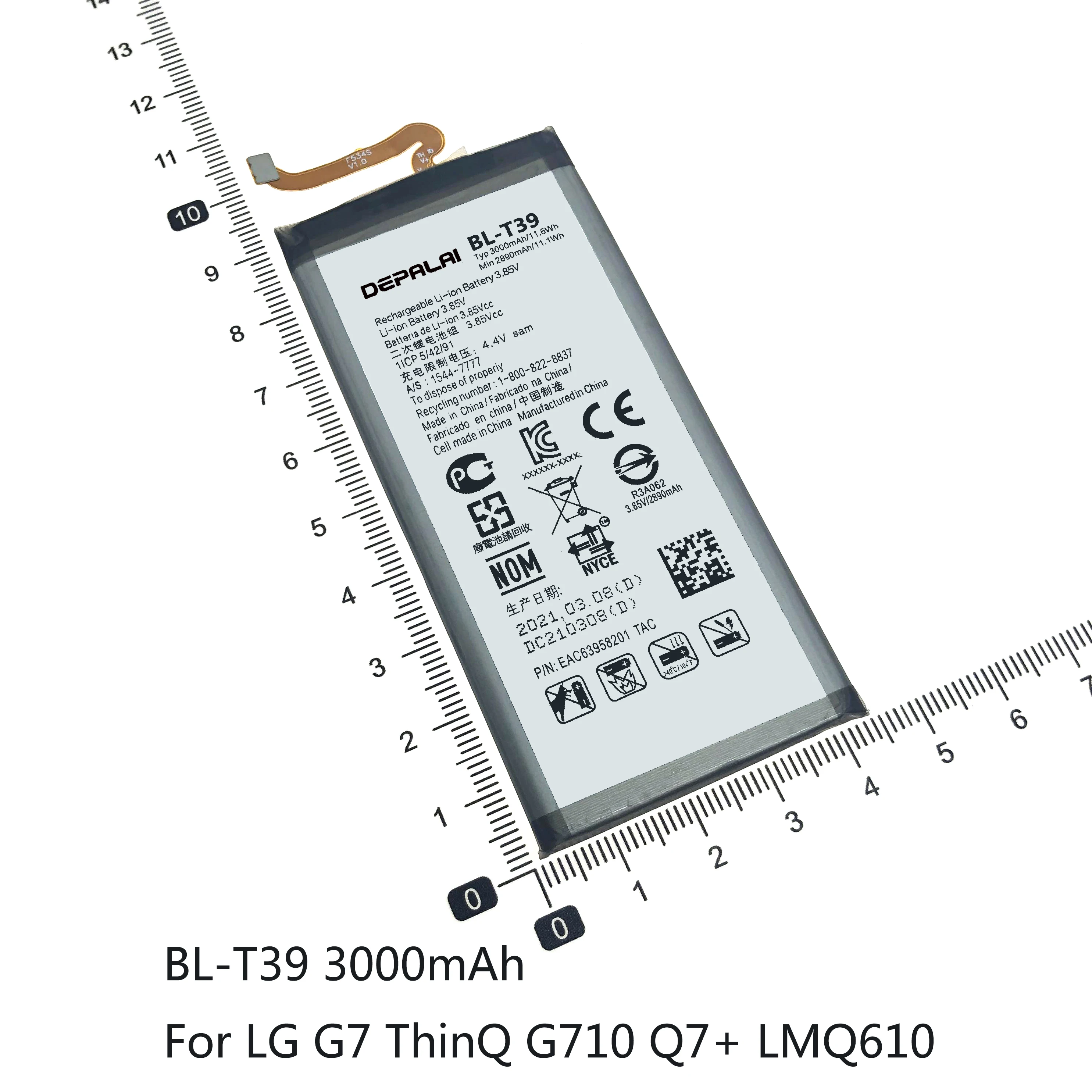 bl t28 bl t33 bl t37 bl t39 battery for lg q8 h970 q6 m700andskn q stylo4 q710 g7 thinq g710 q7 lmq610 phone batteries free global shipping