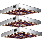 Светодиодная лампа полного спектра для выращивания растений, световая панель для теплиц, овощей, цветов, тент, цветочсветильник светильник, 1-3 светодиодный т., 45 Вт