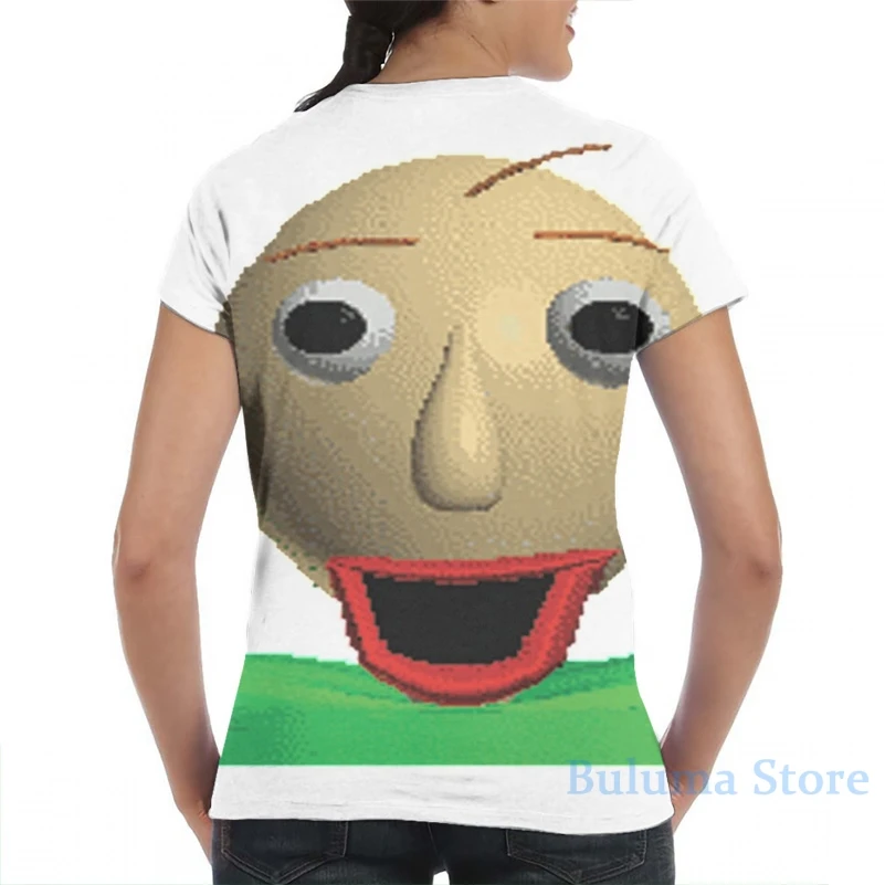 Футболка унисекс с коротким рукавом принтом бальди из Baldis Basics in Education and Learning |