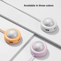 mini 4 usb ports high speed transmission cable hub splitter with night light cable hub connect with u disk mouse keyboard