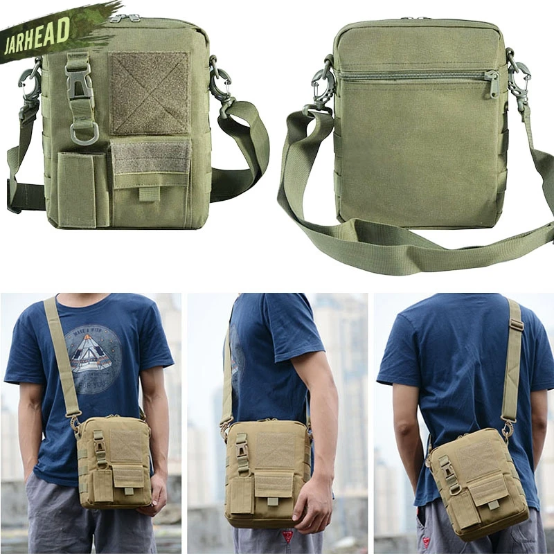 Уличная спортивная сумка военный тактический рюкзак мессенджер через плечо из