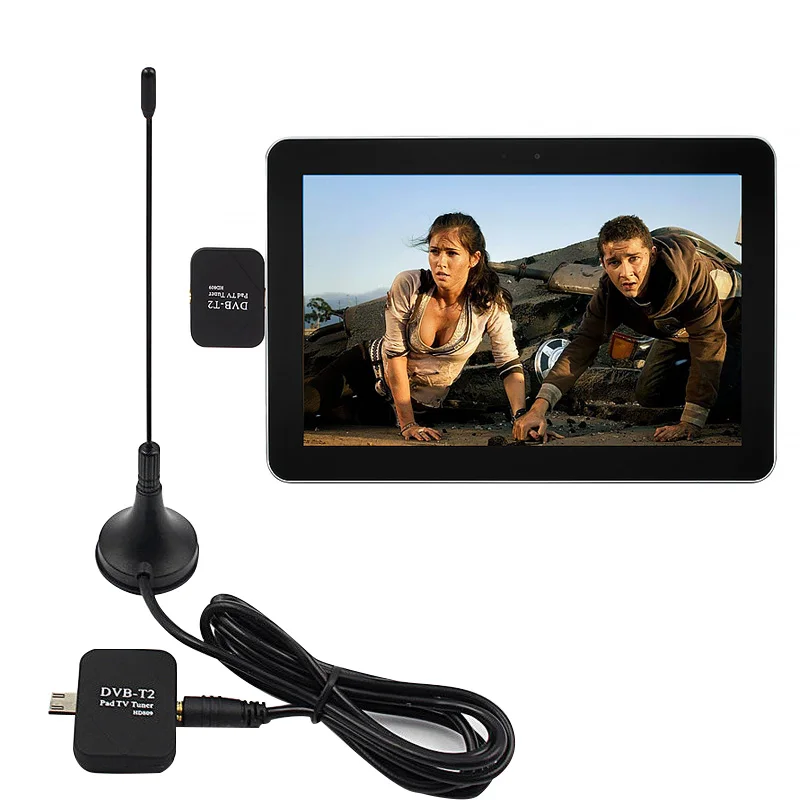 ZYKER DVB-T2 Pad USB ТВ-тюнер HD антена цифровой HD ТВ-DVB-T2 ТВ-палка ТВ-часы Live приемник для Android Pad телефон планшет ПК
