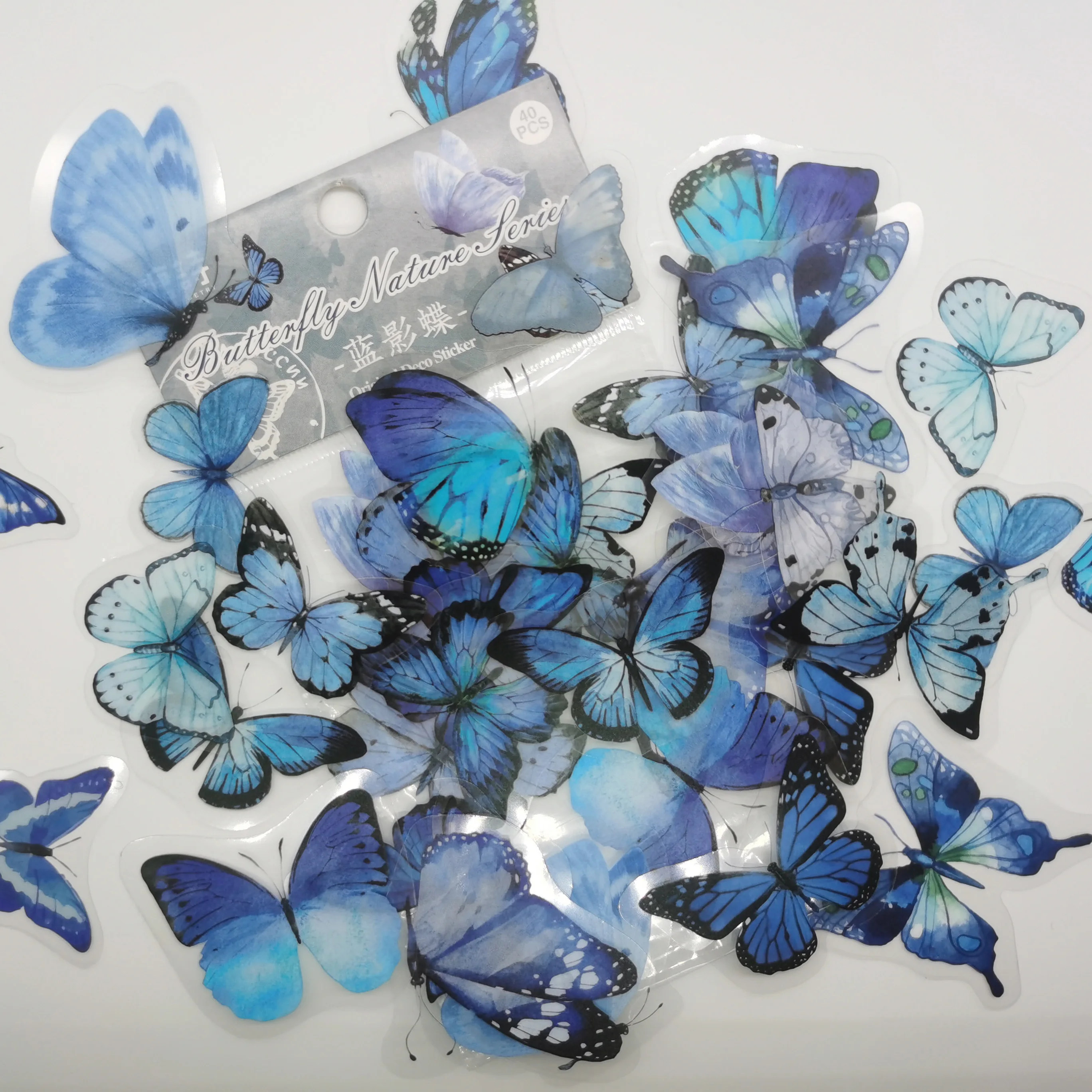 40 шт. декоративные наклейки-бабочки для дневника | Канцтовары офиса и дома