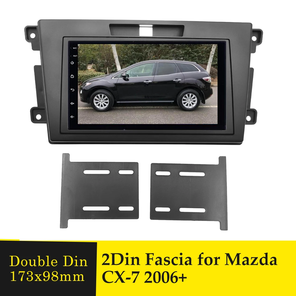 

2 DIN автомобильный радиоприемник Fascia ДЛЯ Mazda CX-7 2006-2017 стерео аудио Установка отделка панель GPS DVD-плеер ободок рамка для приборной панели комп...