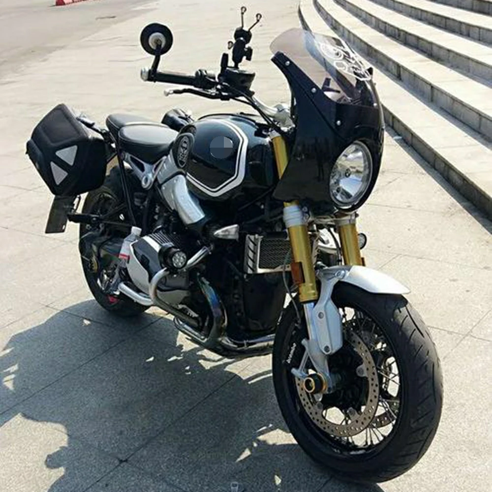 

Motorcycle Reflective tank side Rear storage box stickers applique For BMW R NINE T Racer 2014-2016 Pure