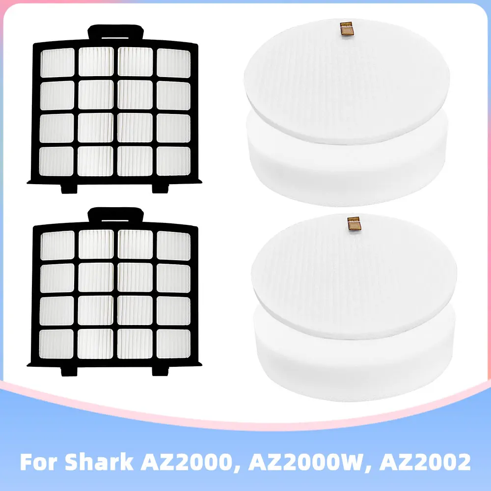 

For Shark AZ2000, AZ2000W, AZ2002 Robot Vacuum Cleaner Foam&Felt Filter Kit Post-Motor Replacement Spare Parts Accessories