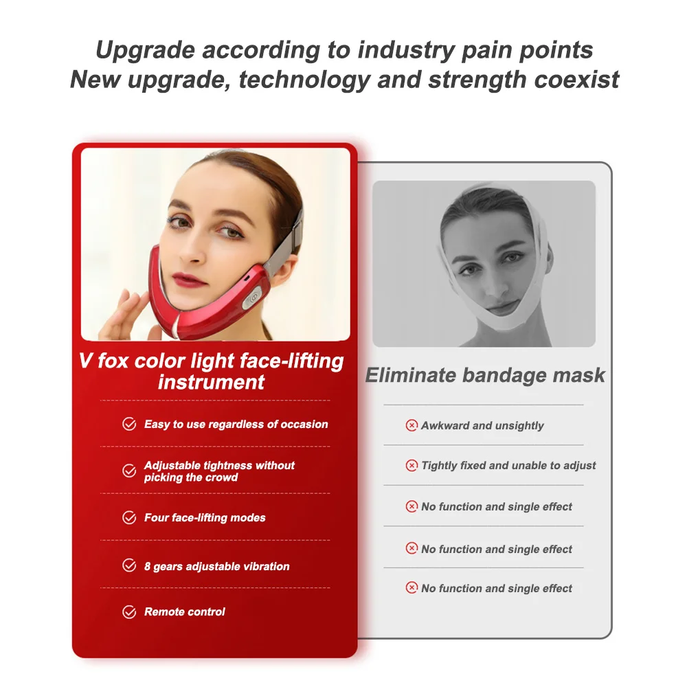 

High Frequency Micro Current Face Massager Remote Control Voice Face-lifting Device IPL Skin Rejuvenation Beauty Instrument