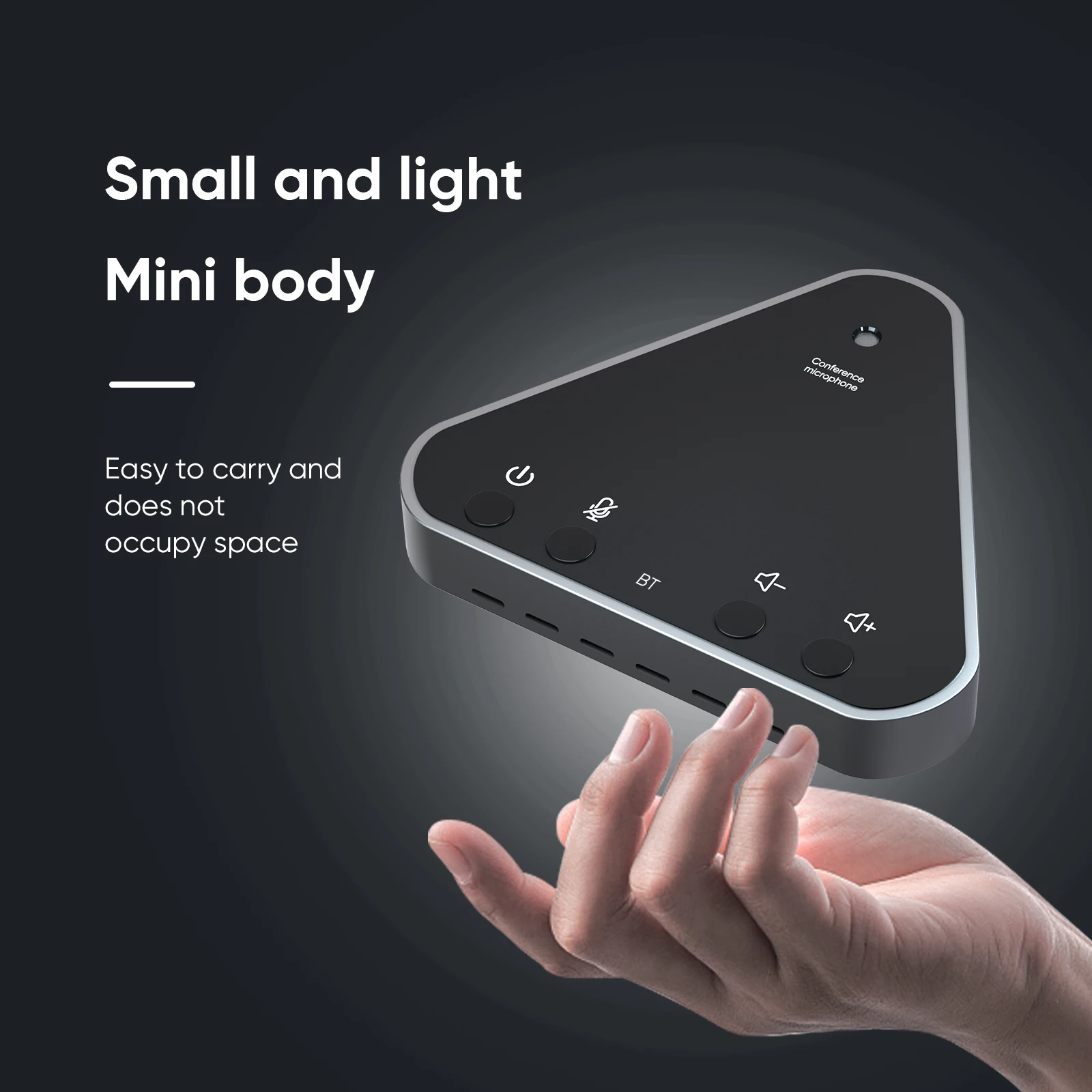 Настольный USB-динамик для телефонных звонков BT-микрофон 360 ° Всенаправленный