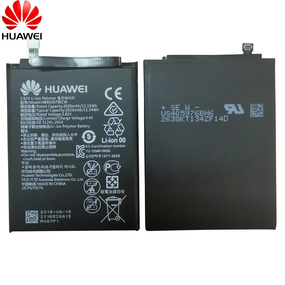 HB405979ECW Аккумулятор для huawei Nova CAZ-AL10 CAZ-TL00 Enjoy 6S Honor 6c Y6 PRO Y5 p9 lite mini Batterie 3020mAh+ Инструменты