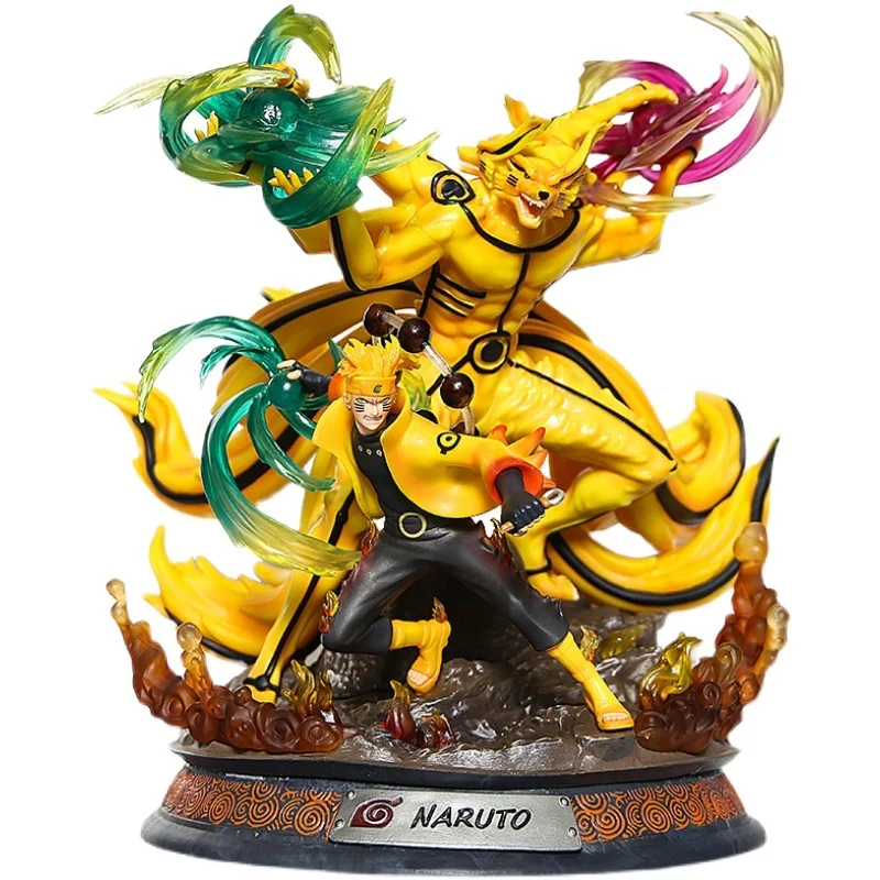 

Naruto shippuden anime figure action figure model uzumaki figurine naruto figma oversized 36cm pvc statue collectible toys