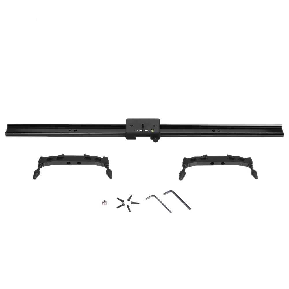 Andoer 80 см видео трек слайдер тележка Стабилизатор из алюминиевого сплава для